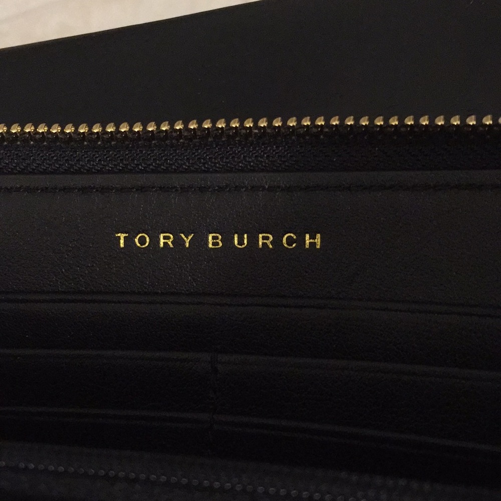🆕Tory Burch Ivy Leopard Zip Continental Wallet - Picture 7 of 8